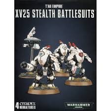 56-14 Tau Empire Xv25 Stealth Battlesuits